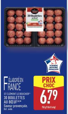 30 boulettes au boeuf