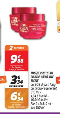 MASQUE PROTECTION COULEUR COLOR-VIVE ELSEVE