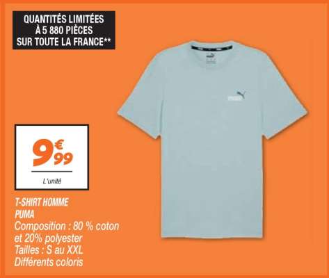 T-shirt Homme Puma