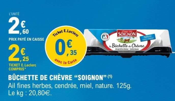 BUCHETTE DE CHÈVRE "SOIGNON"
