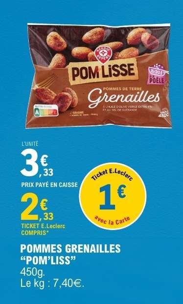 POMMES GRENAILLES “POM’LISS”