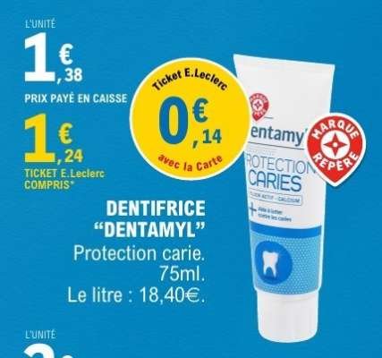 Dentifrice "Dentamyl"