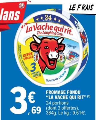 FROMAGE FONDU “LA VACHE QUI RIT”