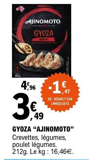 GYOZA “AJINOMOTO”
