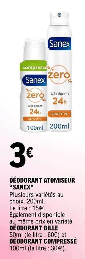 Déodorant Atomiseur Sanex