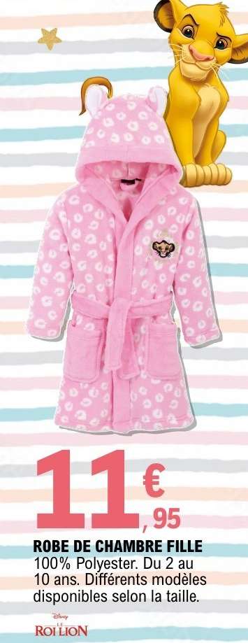 ROBE DE CHAMBRE FILLE