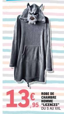 ROBE DE CHAMBRE HOMME “LICENCES”