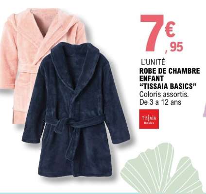 ROBE DE CHAMBRE ENFANT "TISSAIA BASICS"