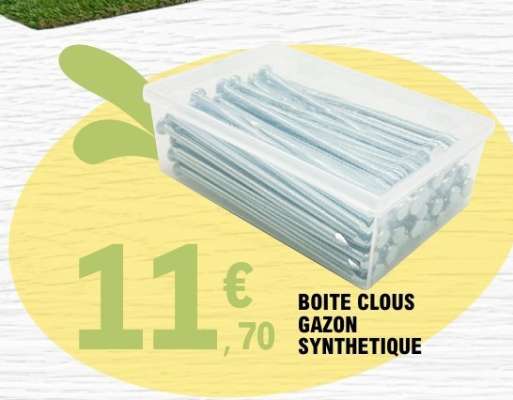 BOITE CLOUS GAZON SYNTHETIQUE