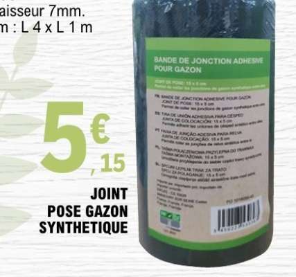 JOINT POSE GAZON SYNTHETIQUE