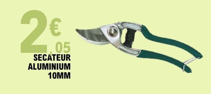 SÉCATEUR ALUMINIUM 10MM