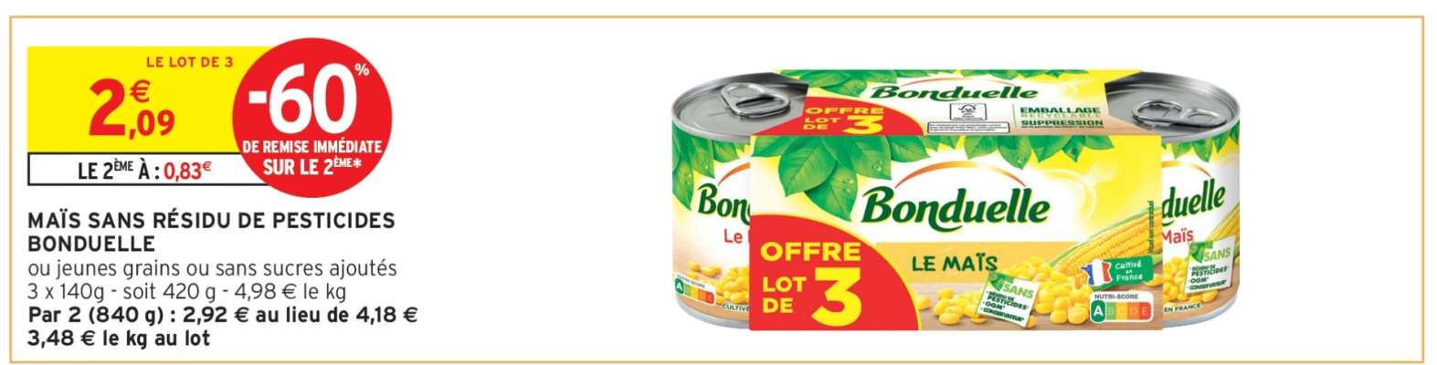 Maïs Sans Résidu De Pesticides Bonduelle