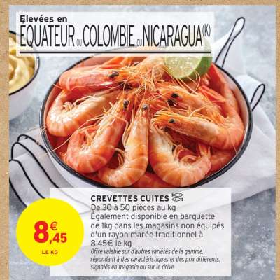 CREVETTES CUITES