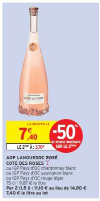 AOP Languedoc Rosé 'Cote des Roses'