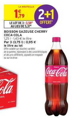 BOISSON GAZEUSE CHERRY COCA-COLA