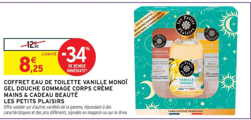 Coffret Eau de Toilette Vanille Monoï