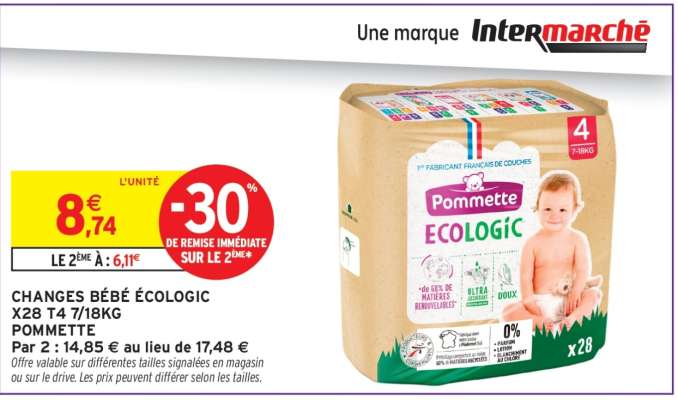 Changes Bébé Écologic T4 7/18kg Pommette
