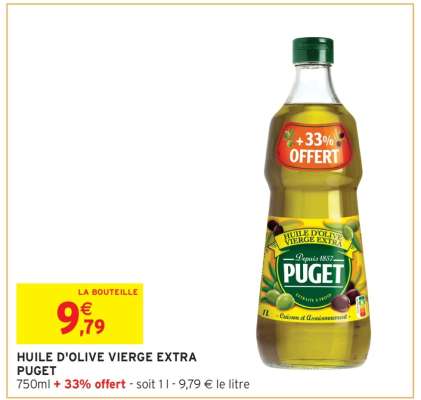 Huile D'olive Vierge Extra Puget
