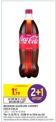 BOISSON GAZEUSE CHERRY COCA-COLA