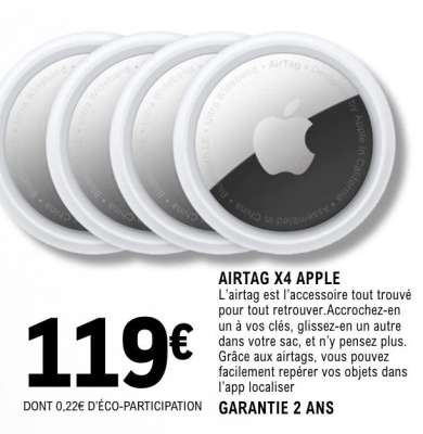 AIRTAG X4 APPLE