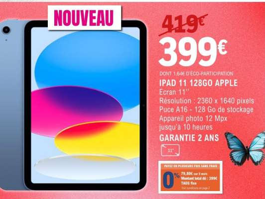IPAD 11 128GO APPLE