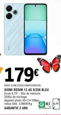 XIOMI REDIM 13 4G 8/256 BLEU