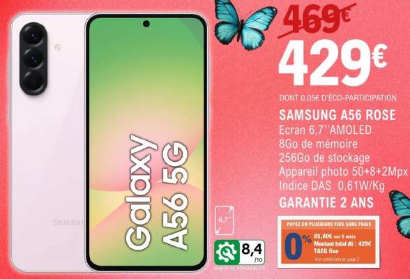 Samsung A56 Rose