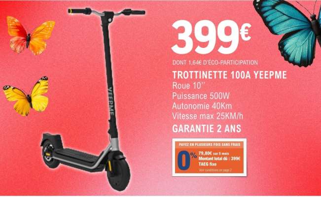 TROTTINETTE 100A YEEPME