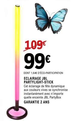 ECLAIRAGE JBL PARTYLIGHT-STICK