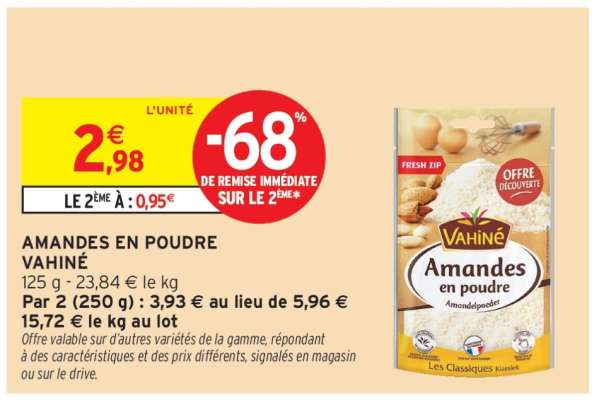 Amandes En Poudre Vahiné