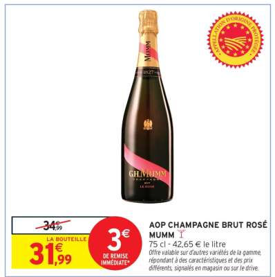 AOP Champagne Brut Rosé Mumm