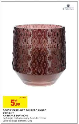 BOUGIE PARFUMÉE POURPRE AMBRE D'ORIENT