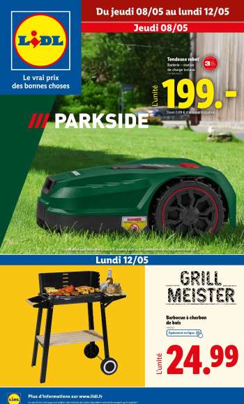 Catalogue Lidl - 08/05/2025 - 12/05/2025.