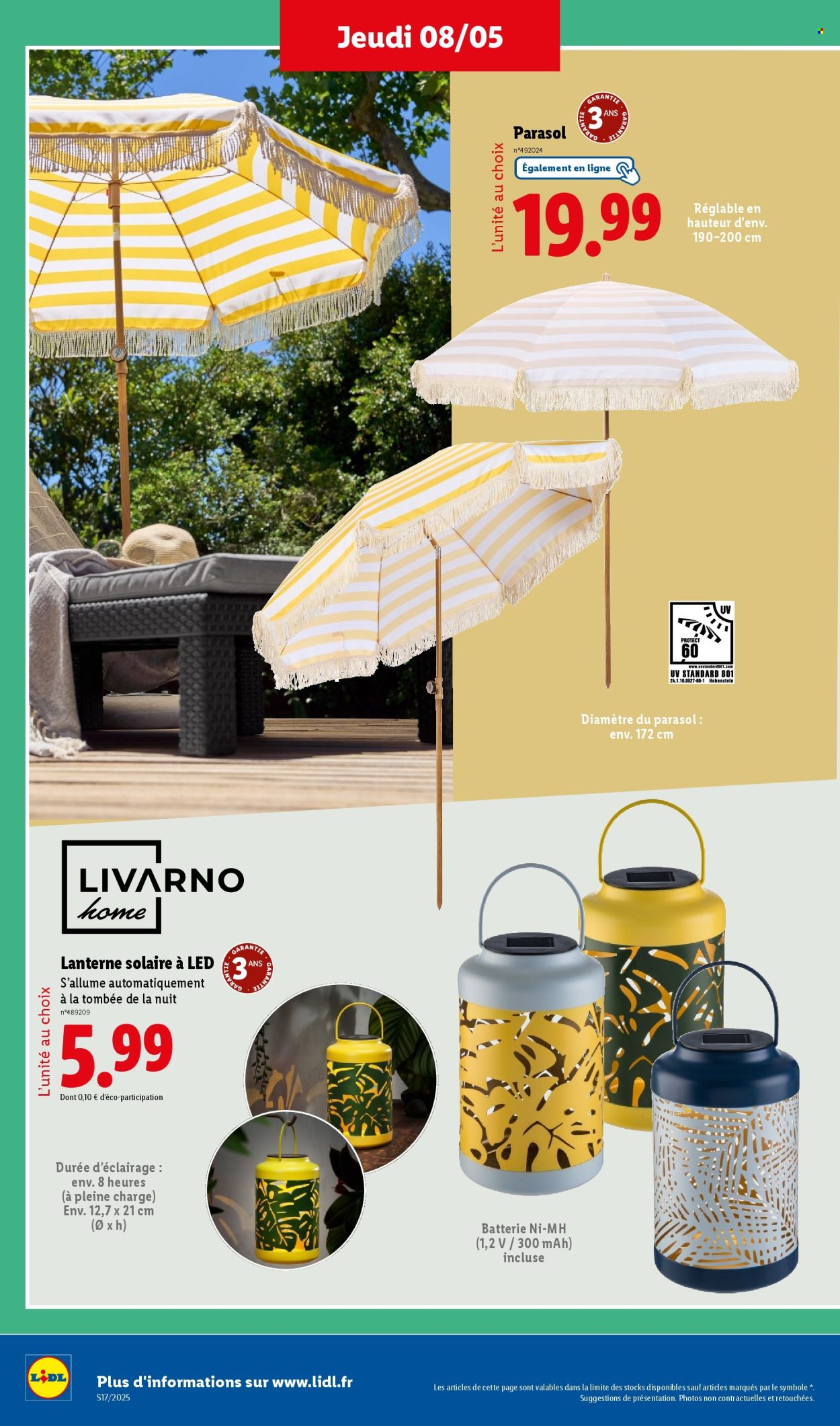 Catalogue Lidl - 08/05/2025 - 12/05/2025. Page 1