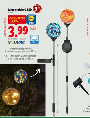Lampe solaire à LED