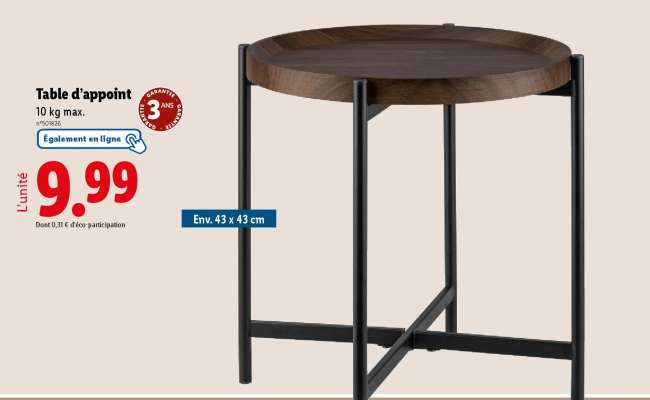 Table d'appoint