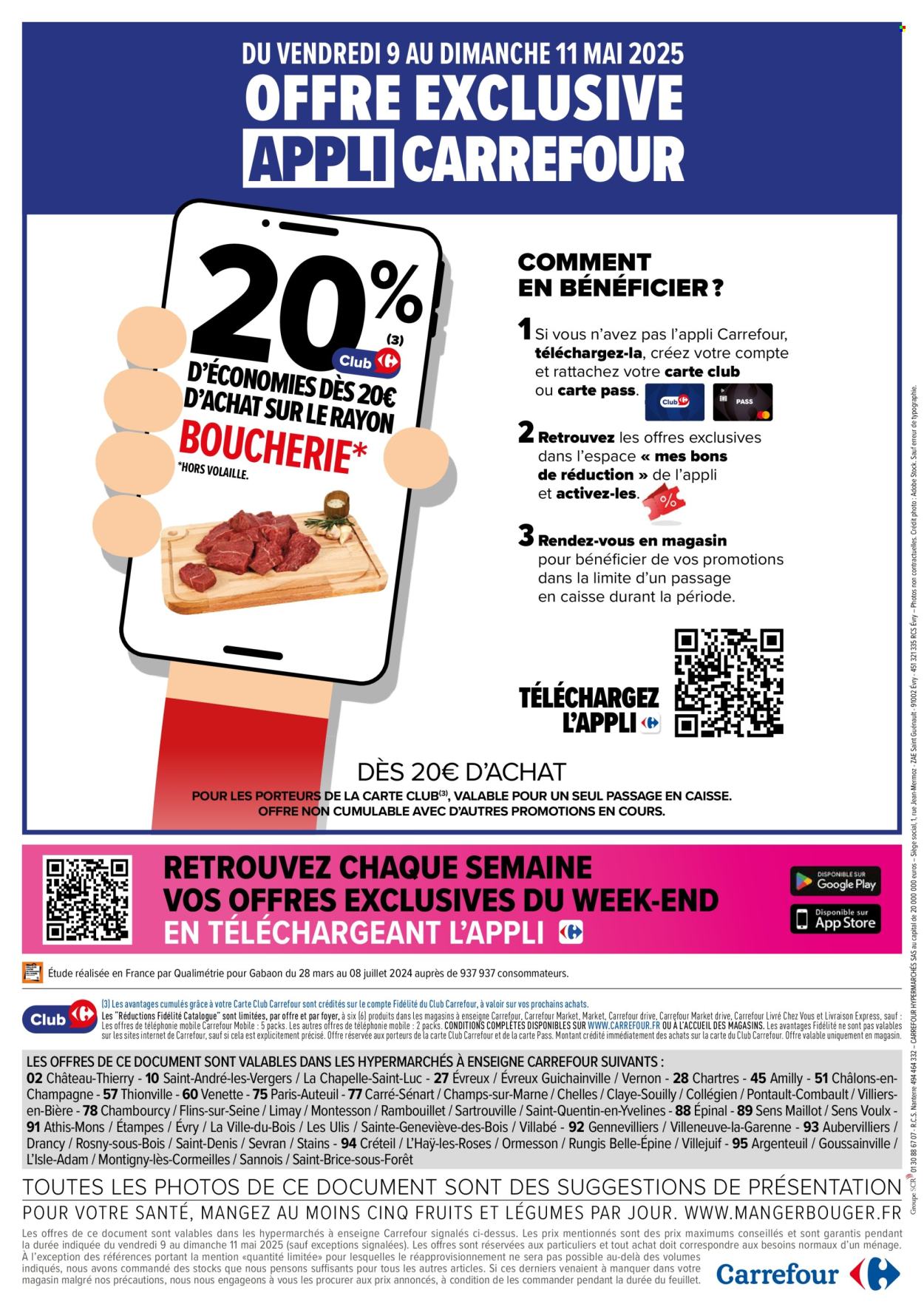 Catalogue Carrefour Hypermarchés - 09/05/2025 - 11/05/2025. Page 1