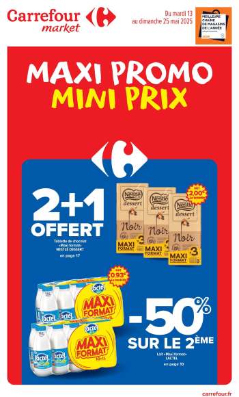 Catalogue Carrefour Market - 13/05/2025 - 25/05/2025.