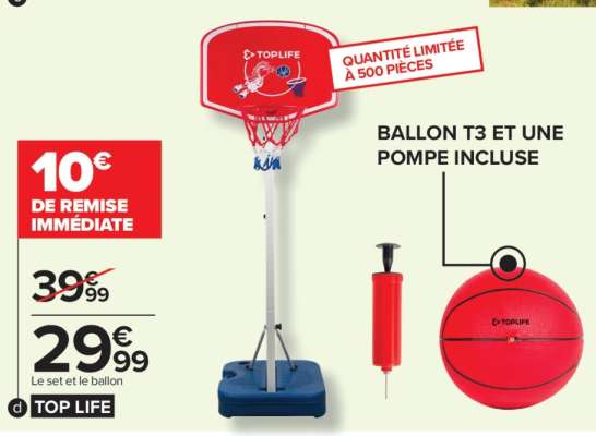 TOP LIFE Basketball Set