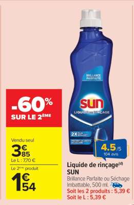 Liquide de Rinçage Sun