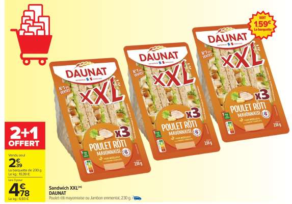 Sandwich XXL™ DAUNAT