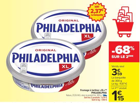 PHILADELPHIA Original XL