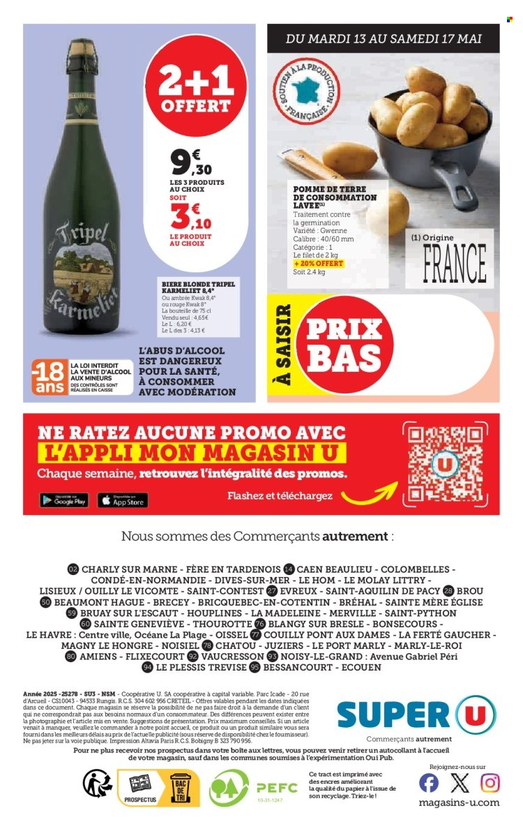 Catalogue SUPER U - 13/05/2025 - 25/05/2025. Page 1
