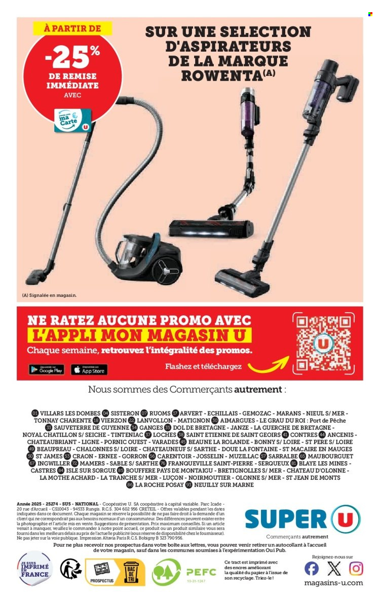 Catalogue SUPER U - 13/05/2025 - 25/05/2025. Page 1