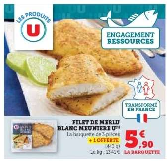 FILET DE MERLU BLANC MEUNIÈRE U