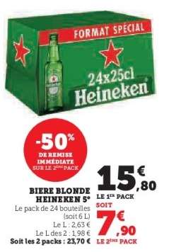 Biere Blonde Heineken 5°