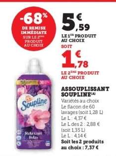 Assouplissant Soupline