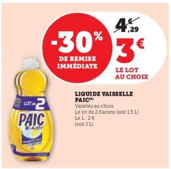 LIQUIDE VAISSELLE “PAIC”