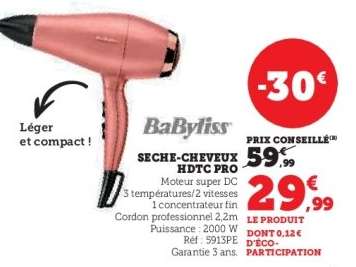 SECHE-CHEVEUX HDTC PRO