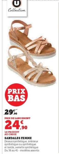 SANDALES FEMME